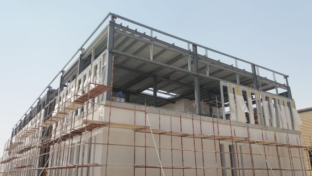 Photovoltaic system mounted on light steel structure